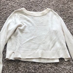 Cream Cropped Sweater